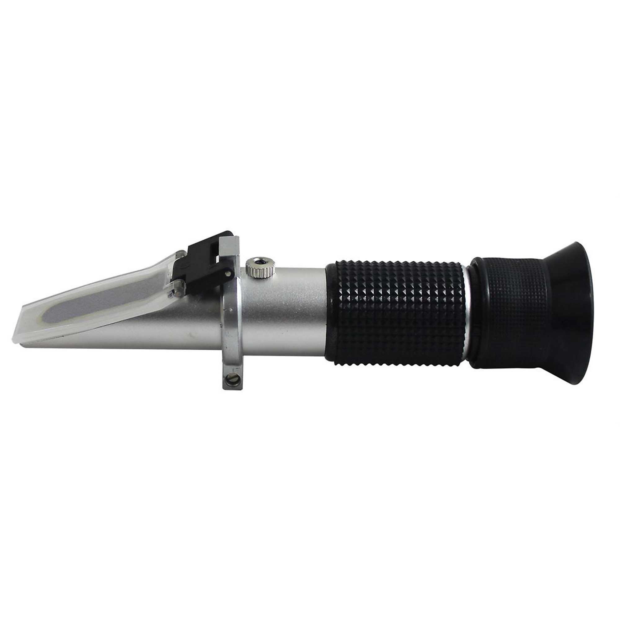 Mastercool Refractometer — Measures Coolant Freezing Point and Battery Acid Gravity, Automatic Temperature Compensation, Model# MSC43705